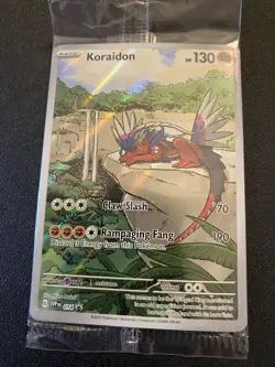 Pokemon Koraidon 014 Scarlet & Violet Holo Sealed Promo Card - Image 1