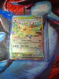 Pokemon TCG Leafeon EX Double Rare Holo Card 006/131 - Image 1