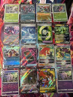 Pokemon 16 Card Lot nm V Max Mega SR Amazing Ex HOLO Rare Hits Only B4 - Image 1