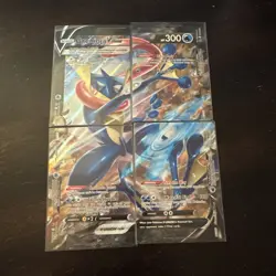 Pokemon TCG Greninja V-Union Holo Card Set of 4, SWSH Promo Cards SWSH155-158 - Image 3