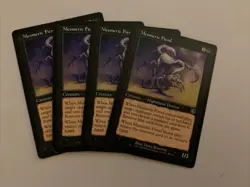 4x Mesmeric Fiend Magic The Gathering Torment + Free Bonus Cards - Image 1