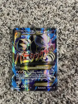 M Mewtwo EX 159/162 Secret Rare Full Art BREAKthrough Pokemon Card NM - Image 1