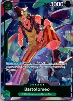 Bartolomeo (Event Pack Vol. 1) PR One Piece Promotion Cards P-029 NM - Image 1