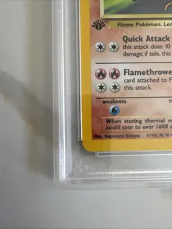 1999 POKEMON TCG JUNGLE FLAREON HOLO #3 1ST EDITION PSA 8 Graded Card - Image 4