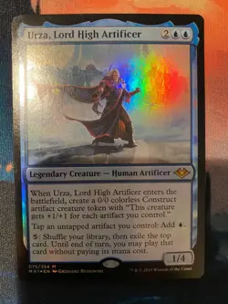 MTG Modern Horizons 1 Urza Lord High Artificer Foil - Image 1