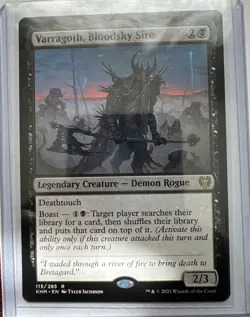Varragoth, Bloodsky Sire - Kaldheim - 115 - Rare - Near Mint - MTG - Image 1