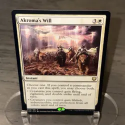 Akroma's Will Commander Legends Rare Instant Regular White 003/361 MTG (B) - Image 4