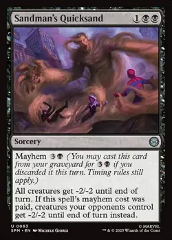 Sandman's Quicksand 63 Marvel's Spider-man MTG Magic the Gathering NM - Image 1