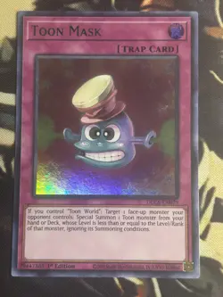Yugioh: Toon Mask - DLCS-EN079 - Ultra Rare (Green) - 1st Edition - NM - Image 1