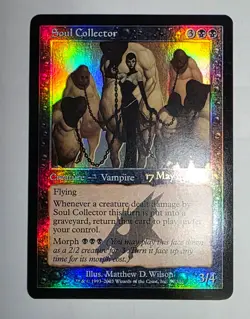 MTG Scourge Soul Collector #74/143 Prerelease Promo Foil TCG NM/M - Image 1