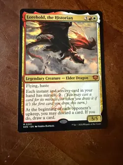 NONFOIL Lorehold, the Historian - NM - Secrets of Strixhaven MTG - Image 1