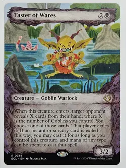 MTG Lorwyn Eclipsed - ECL 314 Taster of Wares (Showcase) - Rare - Image 1