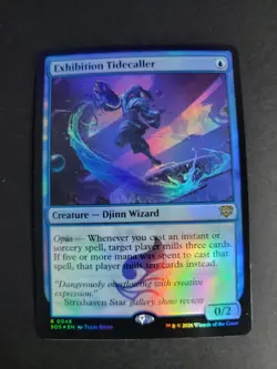 Exhibition Tidecaller (Foil) Rare MTG Secrets of Strixhaven - Image 1