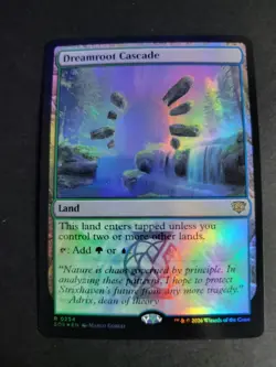 Dreamroot Cascade (Foil) Rare MTG Secrets of Strixhaven - Image 1
