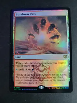 Sundown Pass (Foil) Rare MTG Secrets of Strixhaven - Image 1
