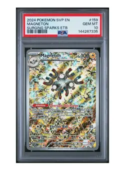 Pokemon 2024 Magneton 159 Promo Surging Sparks ETB GEM MINT PSA 10 - Image 1