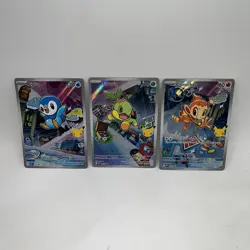 Pokemon TCG First Partner Illustration Collection Series 1 Gen 4 Sinnoh Starters - Image 1