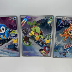 Pokemon TCG First Partner Illustration Collection Series 1 Gen 4 Sinnoh Starters - Image 3