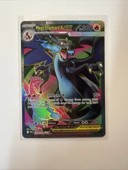 Mega Charizard X ex 109/94 Ultra Rare Full Art Phantasmal Flames Pokemon Card - Image 1