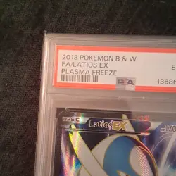 Pokemon Latios EX Full Art Ultra Rare Holo 113/116 Plasma Freeze PSA 6 - Image 5