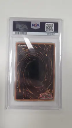 Yugioh 1st Edition Pharaoh’s Servant Buster Blader PSV-E050 Ultra Rare PSA 9 - Image 2