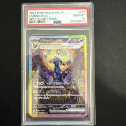 PSA 10 Umbreon EX SAR 217/187 Terastal Festival EX Japanese Pokemon 2024 - Image 4