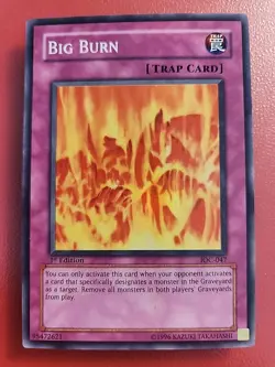 Yugioh Big Burn 1st Edition Ioc-047 - Image 1