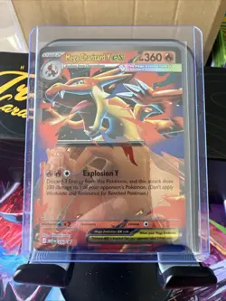 Pokemon TCG Mega Charizard Y EX MEP 030 Promo (Mega Charizard Tin) - NM - Image 1