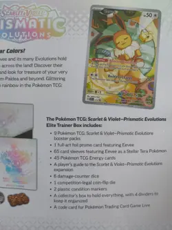 Pokemon TCG Prismatic Evolutions ETB Elite Trainer Box FACTORY SEALED & NEW - Image 2