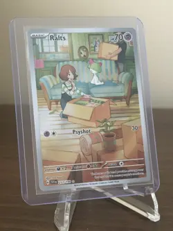 Pokemon TCG Ralts 211/198 Scarlet Violet Base Set lllustration Rare - Image 1