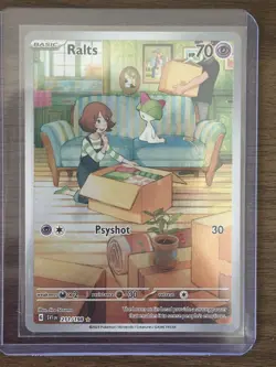 Pokemon TCG Ralts 211/198 Scarlet Violet Base Set lllustration Rare - Image 2