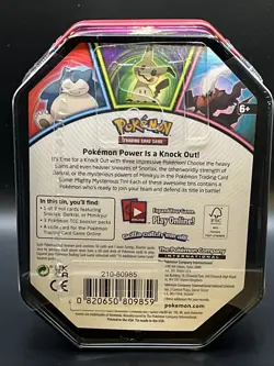 Pokemon TCG: Knockout Tin - Snorlax NEW Sealed - Image 3