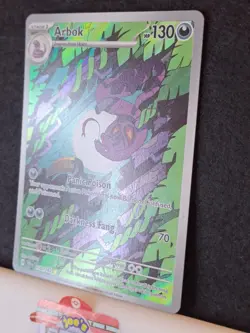 Arbok 176/162 Sv05: Temporal Forces Illustration Rare Pokemon TCG NM/MT - Image 2