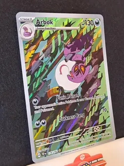 Arbok 176/162 Sv05: Temporal Forces Illustration Rare Pokemon TCG NM/MT - Image 3