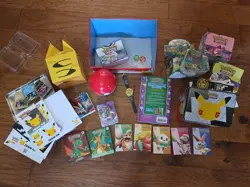 Pokemon Collection Lot of 40+ Items 25th Anniversary Foil McDonald's LE Binder - Image 1