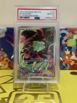2025 Pokemon Mega Evolution Bulbasaur Illustration Rare #133 - Image 1