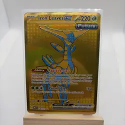 Pokemon | Iron Leaves ex | Prismatic Evolutions | PRE 176/131 Hyper Rare Gold - Image 1