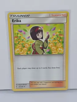 Erika 191/236 Pokemon Cosmic Eclipse Uncommon MP - Image 1