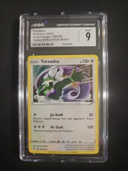 5x Pokemon Slabs CGC PSA Lot Tornadus Lucario Voltorb Great Tusk Greavard - Image 3