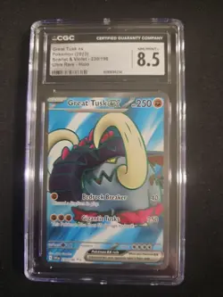 5x Pokemon Slabs CGC PSA Lot Tornadus Lucario Voltorb Great Tusk Greavard - Image 5
