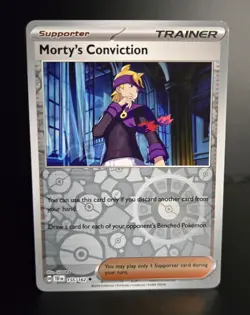 Pokemon TCG - Morty's Conviction - 155/162 - Reverse Holo - Temporal Forces - NM - Image 1