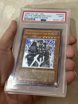 YUGIOH ENHANCED NA Sillva Warlord of Dark World EEN-EN023 Ultimate Rare PSA MINT - Image 3