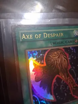 Yugioh Axe of Despair Unlimited Edition Ultra Rare MRL-002 LP - Image 2