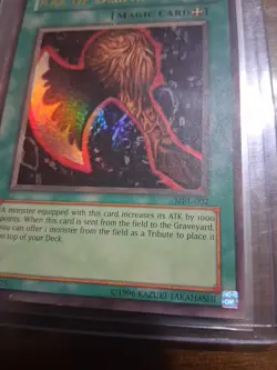 Yugioh Axe of Despair Unlimited Edition Ultra Rare MRL-002 LP - Image 4