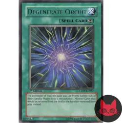 Yugioh Degenerate Circuit CDIP-EN047 Rare 1st Edition LP - Image 1
