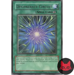Yugioh Degenerate Circuit CDIP-EN047 Rare LP - Image 1