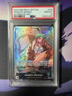 Jewelry Bonney OP07-019 500 Years In The Future One Piece PSA 10 - Image 1