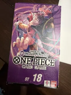 One Piece TCG - STARTER DECK PURPLE Monkey.D.Luffy [ST-18] (English) New Sealed - Image 2