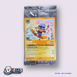 Disney Lorcana Sealed Promo Stitch Carefree Snowboarder Rare Holofoil 42/P3 NM - Image 1