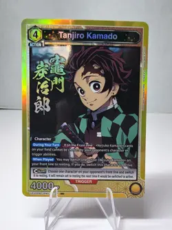 Union Arena Demon Slayer Vol 2 Tanjiro Kamado UEX05BT/KMY-3-002 Super Rare SR NM - Image 1